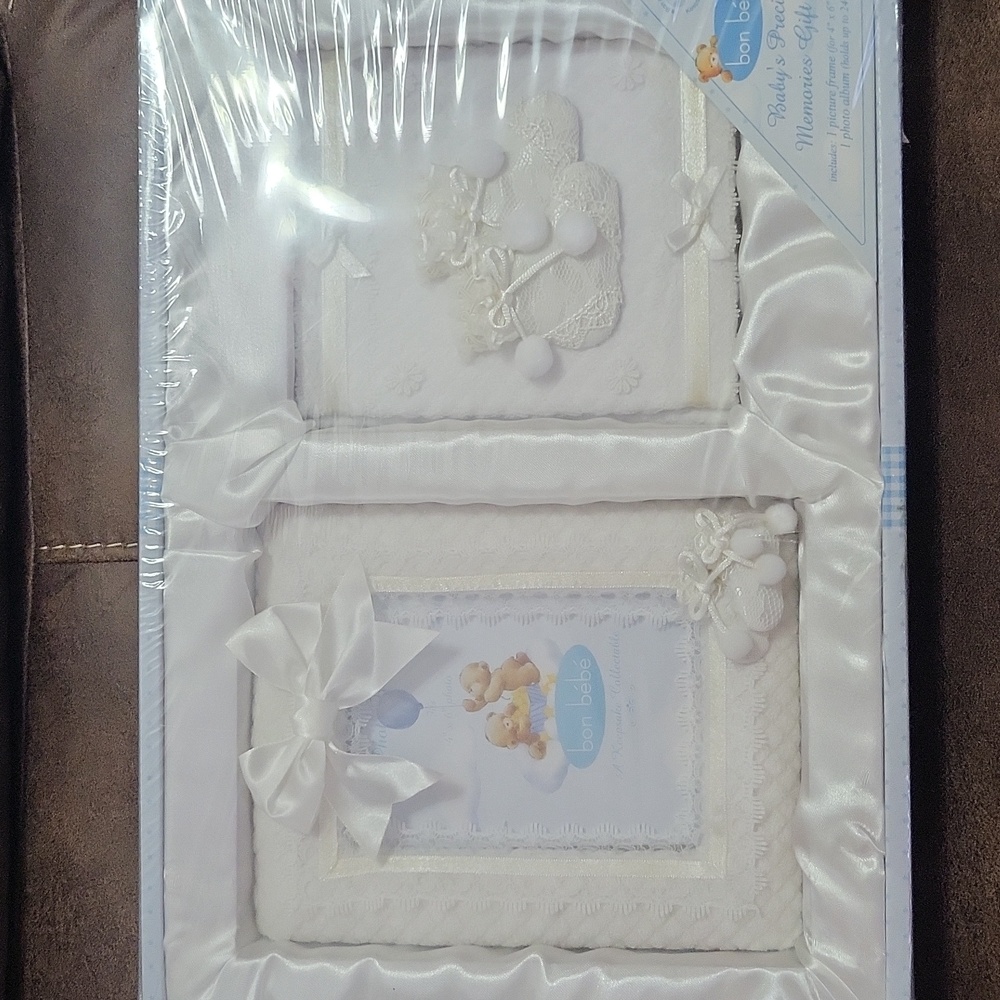 Bon Bebe Baby's Precious Memories Gift Set - White